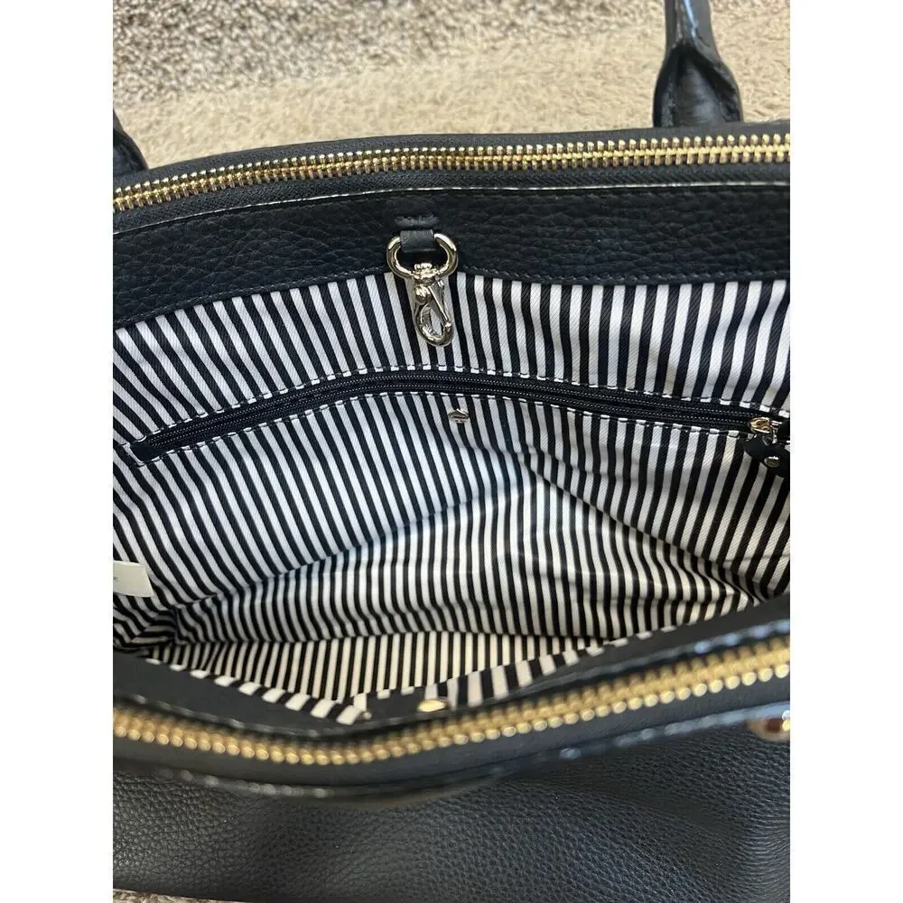 Kate Spade Black Kensington Charles Street Leather Shoulder Bag NWOT